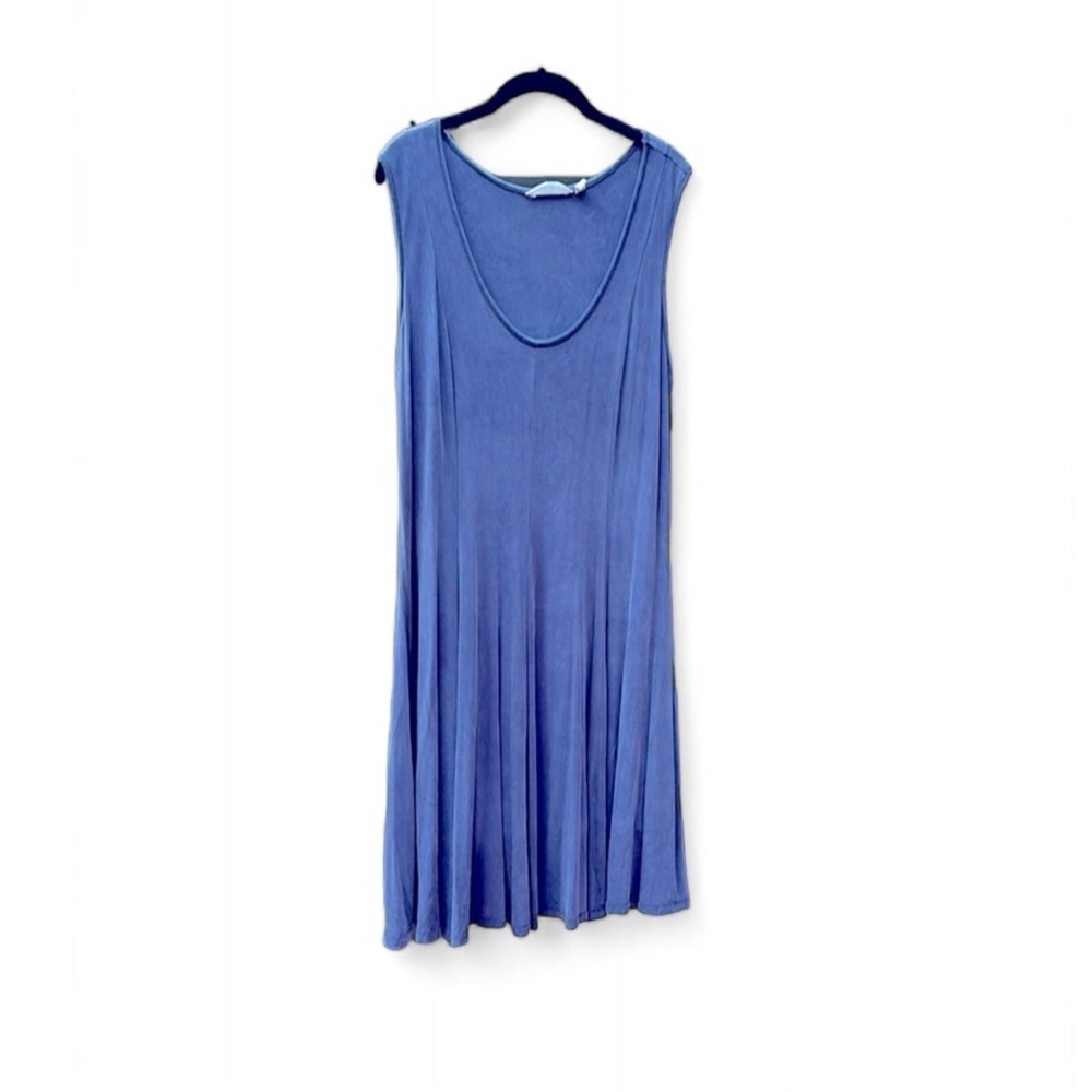 Athleta‎ blue stretch sleeveless dress size L